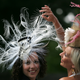 Fascinators at the 2006 Royal Ascot horse race in Ascot, England.
